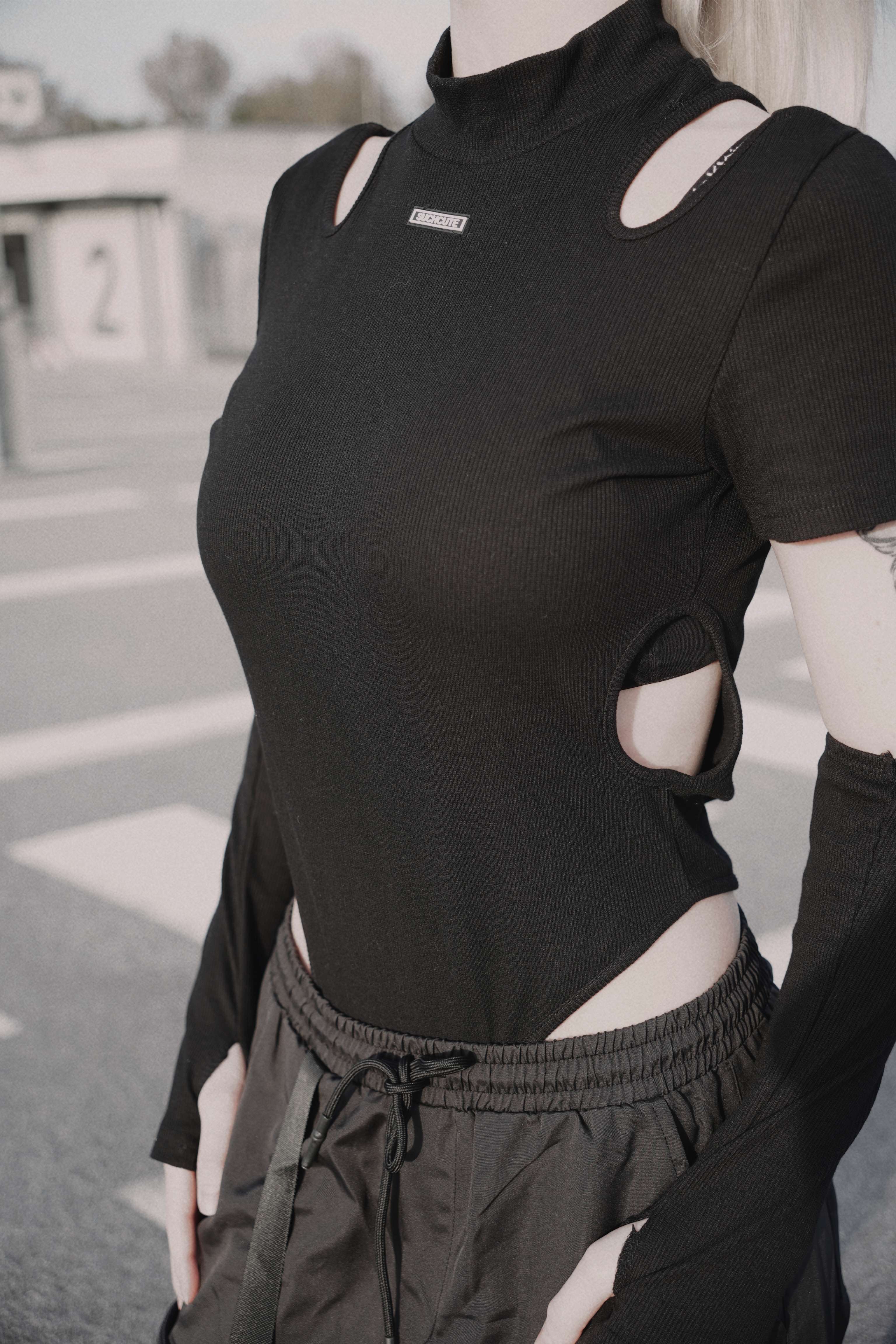 Premium Bodysuit Top Set Best Quality Germany Techwear, Darkwear