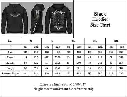 Dxrk Eternity Hoodie Black DTF High Quality Print