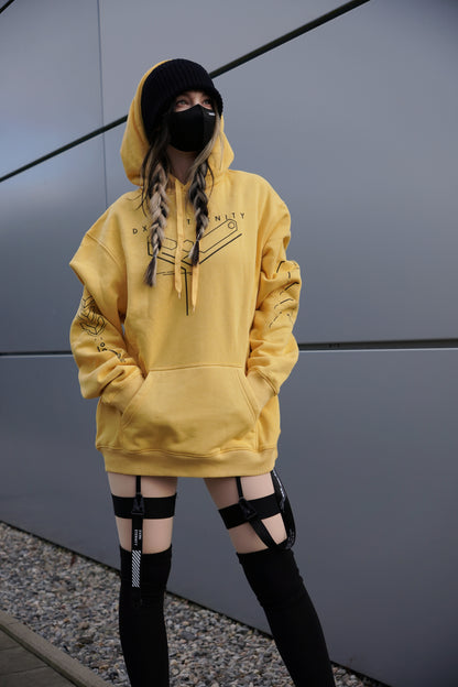 Dxrk Eternity Hoodie Yellow DTF High Quality Print