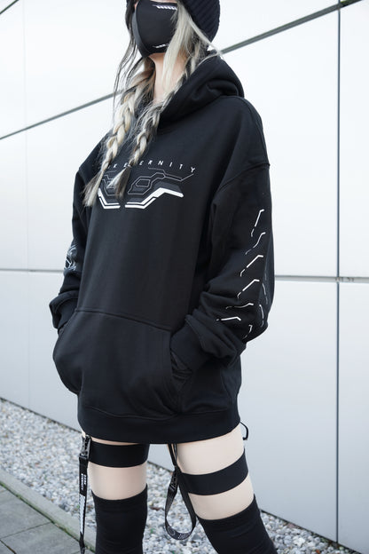 Dxrk Eternity Hoodie Black DTF High Quality Print