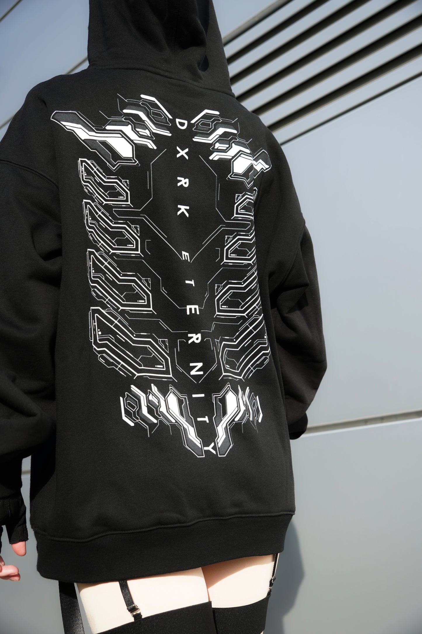 Dxrk Eternity Hoodie Black DTF High Quality Print