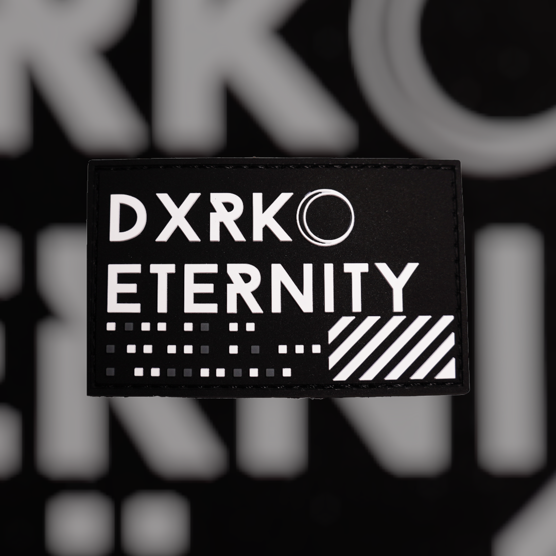 Dxrk Eternity printed patch suitable for all patch surfaces