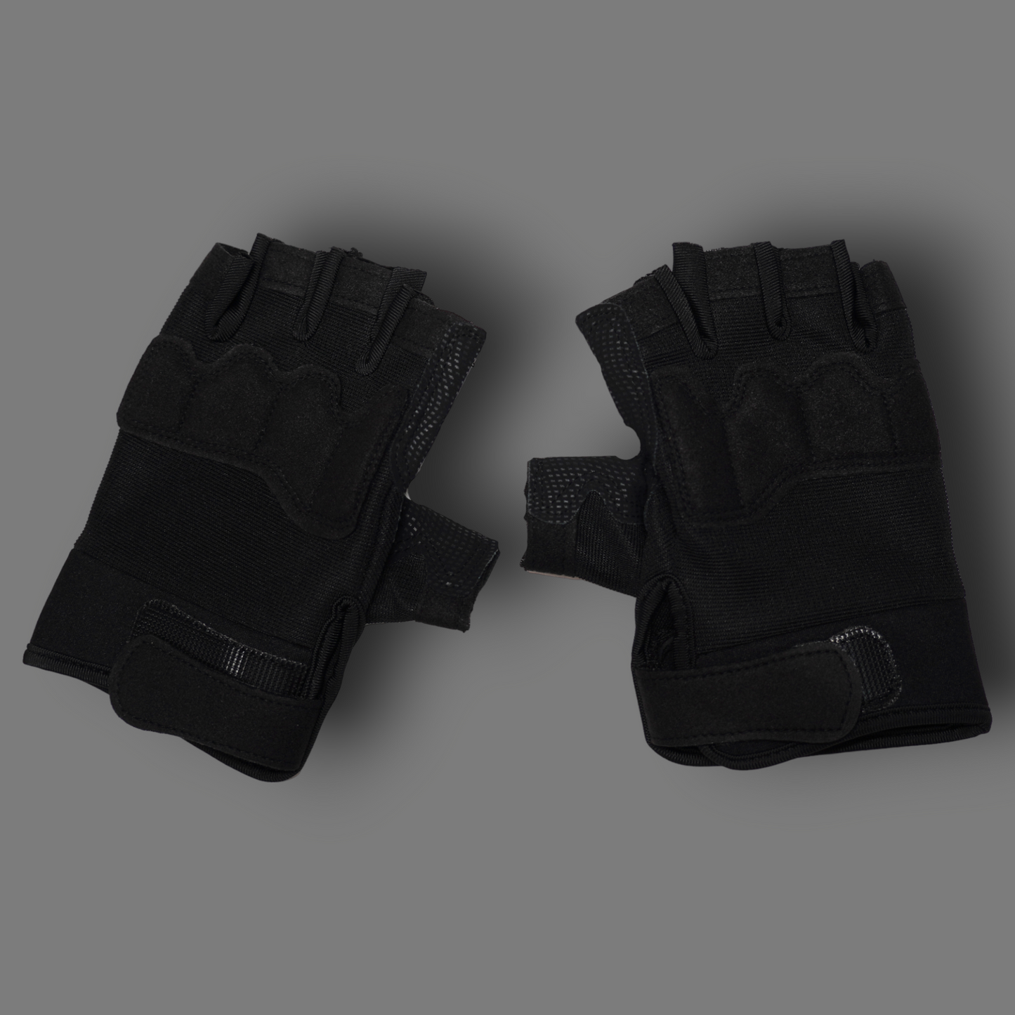 Techwear Styled Gloves Size Adjustable color Black