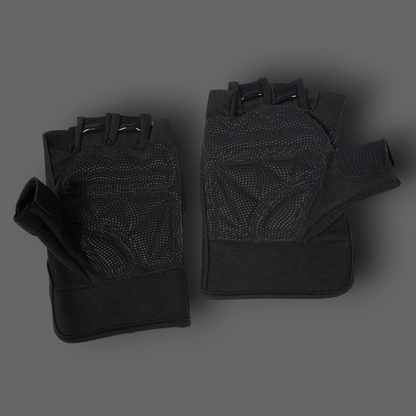 Techwear Styled Gloves Size Adjustable color Black