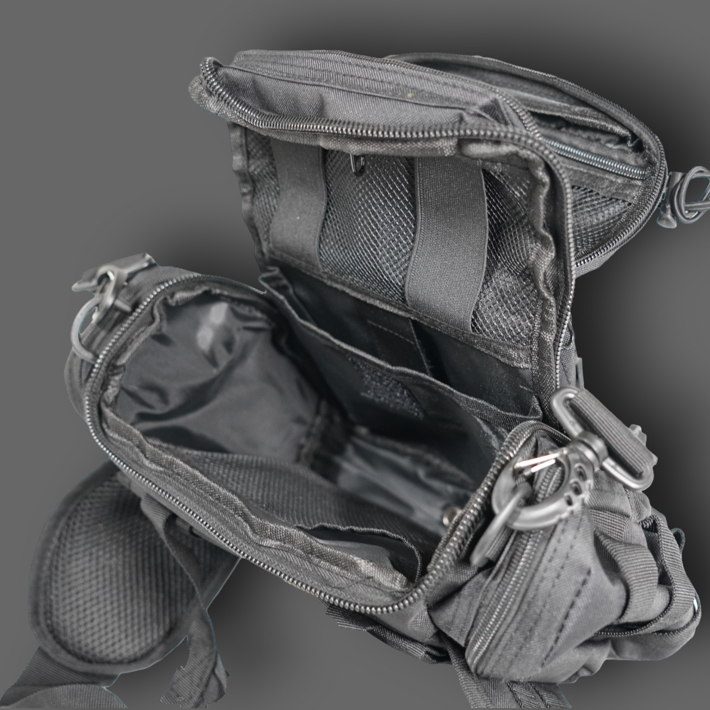 Showcase of a techwear overhang bag