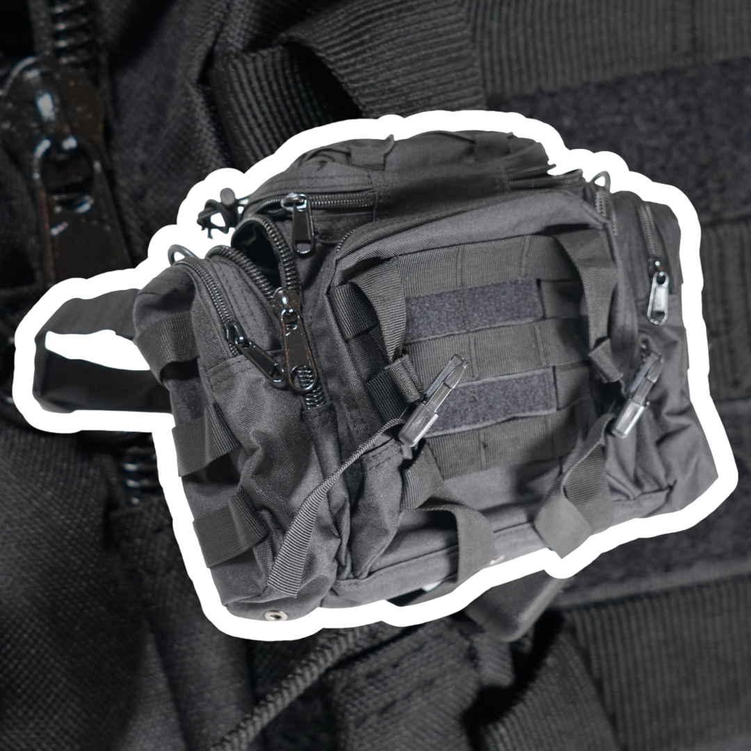 Showcase of a techwear overhang bag