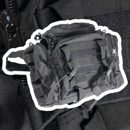 Showcase of a techwear overhang bag