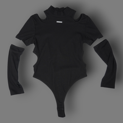 Bodysuit Top Set Color Black