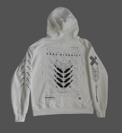 Dxrk Eternity Hoodie White DTF High Quality Print