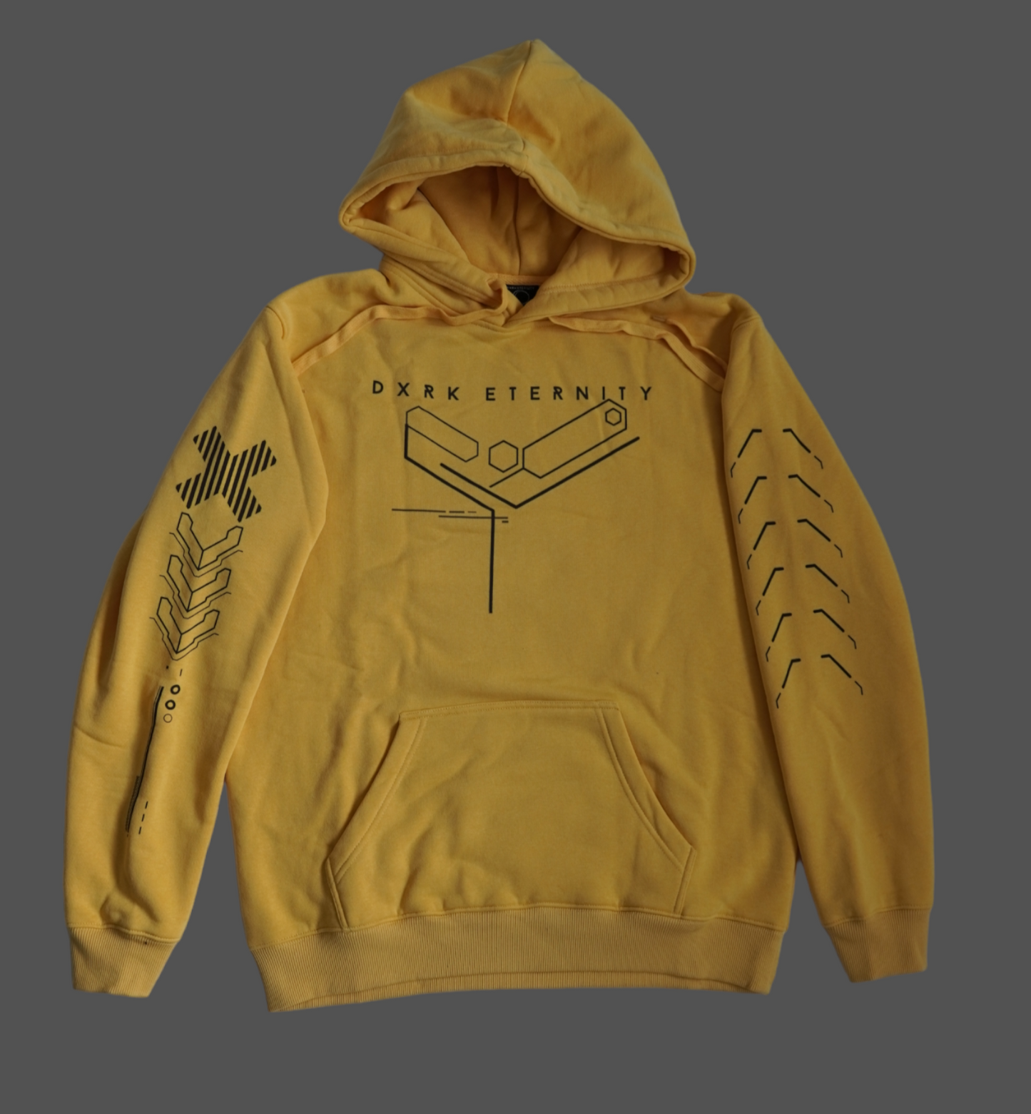 Dxrk Eternity Hoodie Yellow DTF High Quality Print